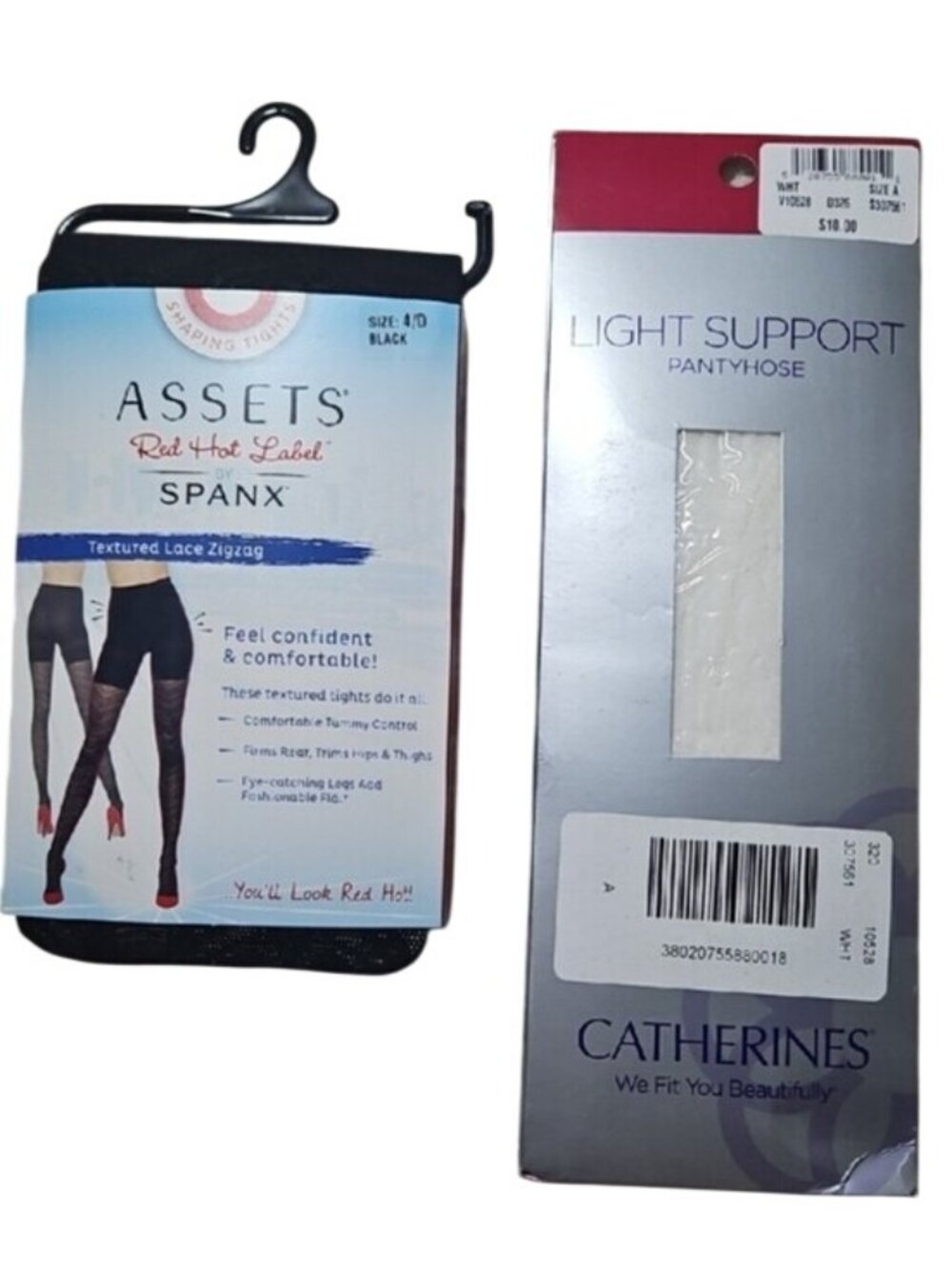 Spanx Tights & Catherines Pantyhose New in Package XL New Women's Party